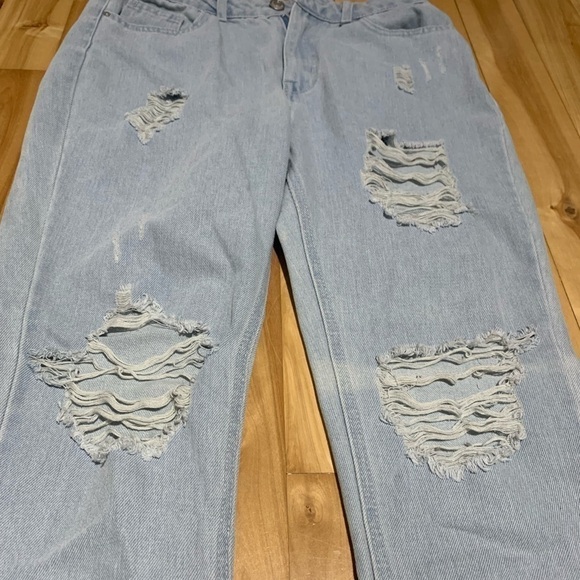 Refuge DENIM distress boyfriend jeans size 7 - Picture 3 of 5